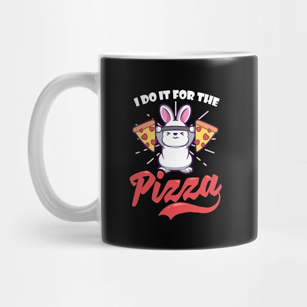 Bodybuilder Shirt | I Do It For The Pizza by Gawkclothing